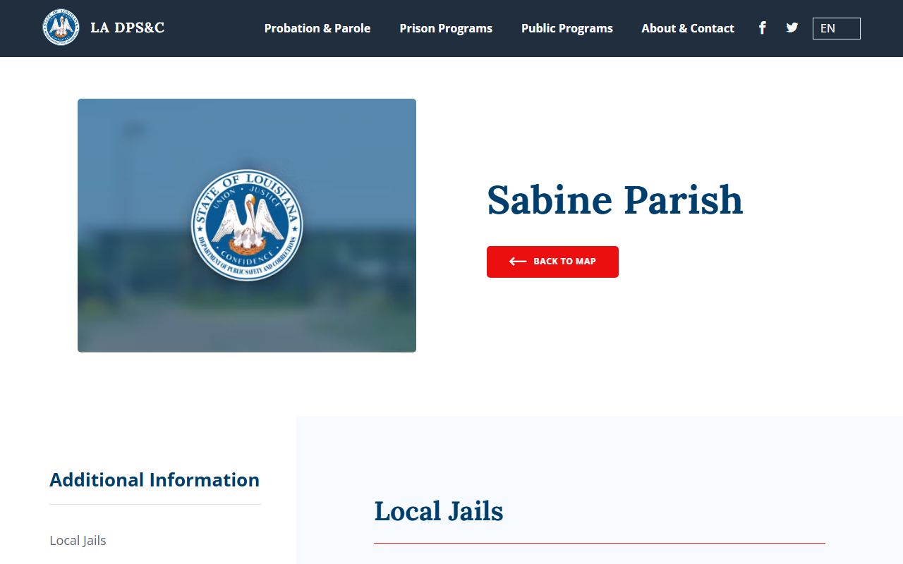 Sabine Parish arrest records and court charges DPSC local justice contacts